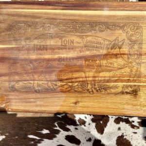 Pig cutting board - large