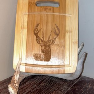 Deer head cutting board - medium